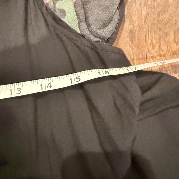 Farm Rio Anthropologie Floral Maxi Dress Black Red VNeck Long Sleeve Small Boho - Picture 15 of 16